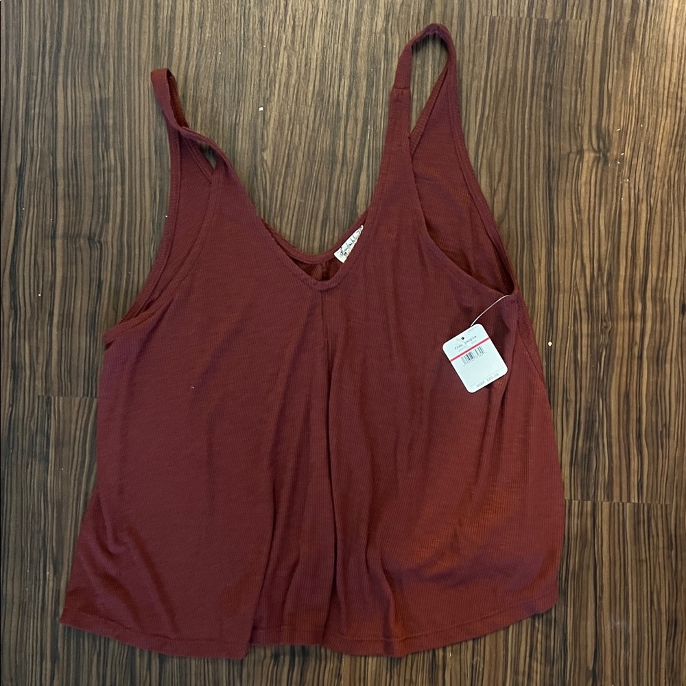 NWT Free People Rust Tank Top